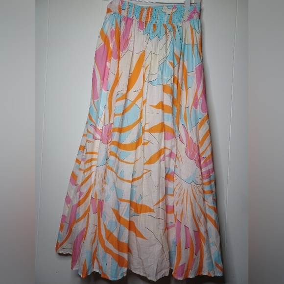 Anthropologie Multicolor A-Line Skirt - Picture 2 of 16